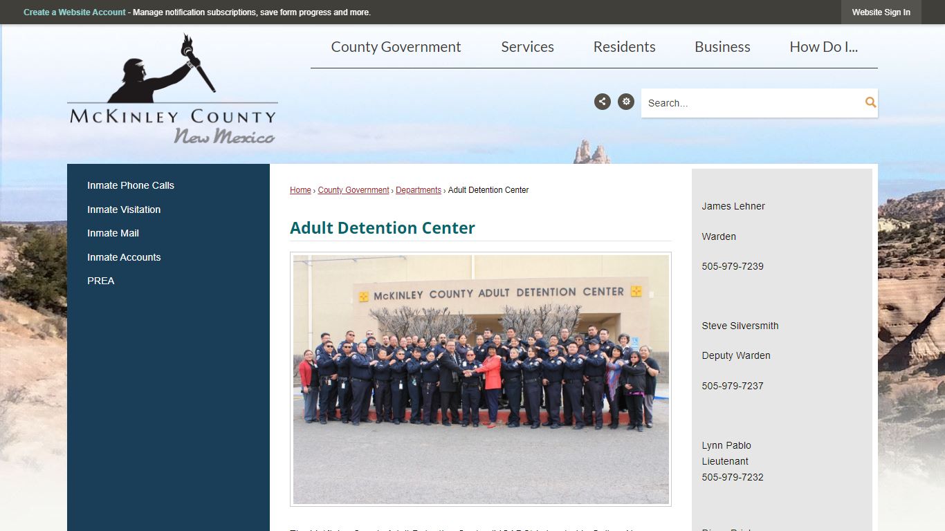 Adult Detention Center | McKinley County, NM