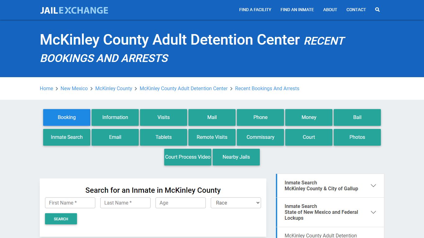 McKinley County Adult Detention Center - Jail Exchange